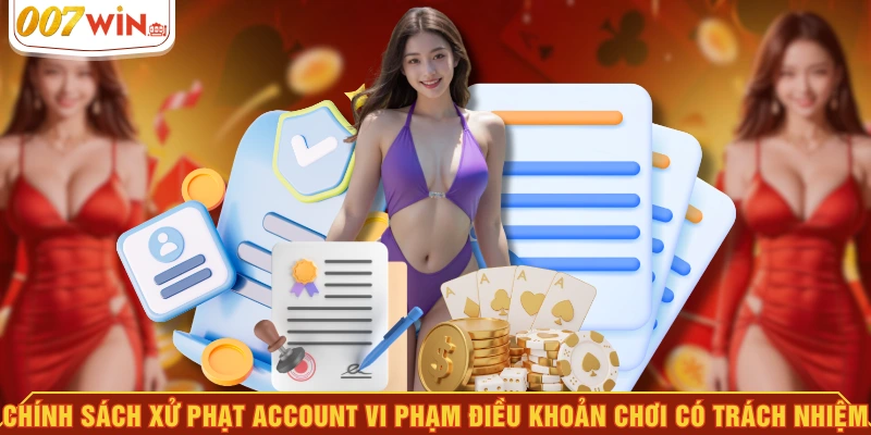 Chính sách xử phạt account vi phạm điều khoản chơi có trách nhiệm